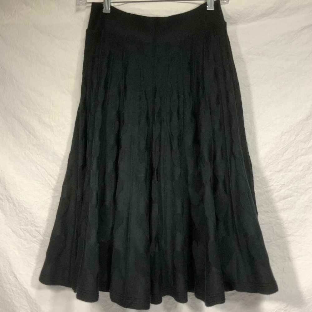 Ariella Heart Design Black Skirt - SM to MED